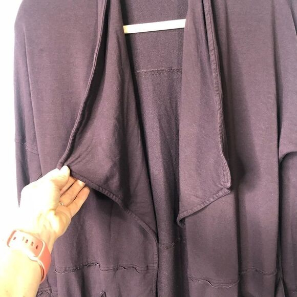 Michael Stars Long Drapey Jacket Coat - Picture 5 of 11